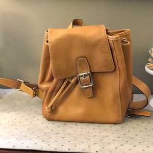 Vintage Coach Legacy Tan Backpack 9569